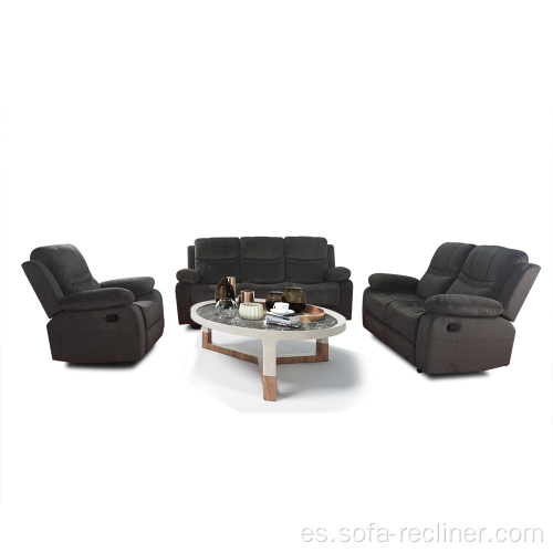 Sección de venta caliente Cómodo Sofá reclinable Set